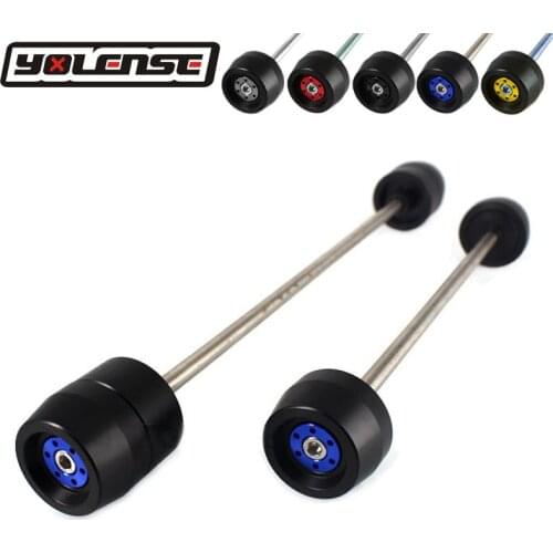 For SUZUKI GSXR600 GSXR750 GSX-R600 GSX-R750 K6 K7 K8 2006-2010 Motorcycle Front & Rear Axle Fork Crash Sliders Wheel Protector