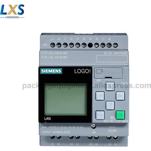 Siemens 6ED1052-1CC08-0BA0 PLC Controller 24 V DC Basic Modules with Display