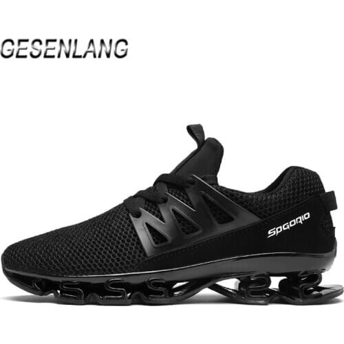 2020 Mens Running Sports Shoes Big Size Lightweight Comfortable Breathable Anti-Skid Outdoor Trail Casual Walking Blade Sneakers