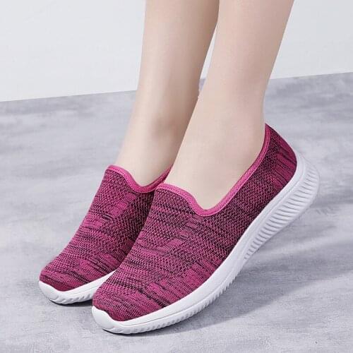 Best Selling New Style Womens Shoes Fashion Breathable One-step Women Casual Shoes Trend Wild Mother Dance Shoes Women