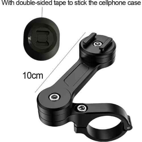 Metal 360° Bike Motorcycle Smartphone Holder Cradle Mount for 2-7" Cellphone GPS L41E