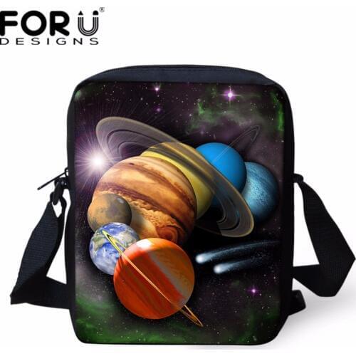 FORUDESIGNS Fancy Ladies Galaxy Star Messenger Bags Square Small Women Crossbody Bag Mini Junior Kindergarten Crossbodybag