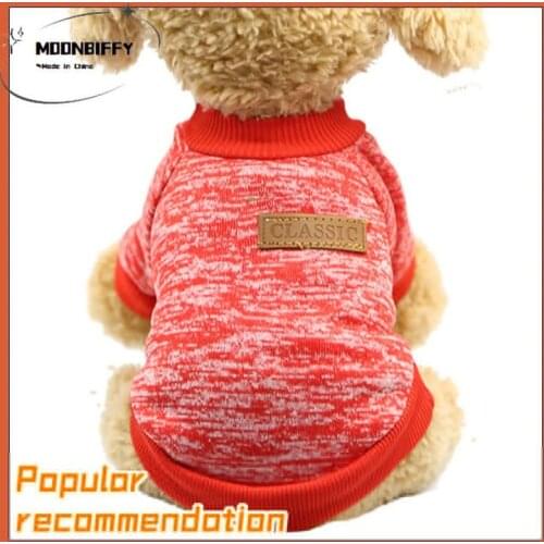 MOONBIFFY Sweaters For Dogs