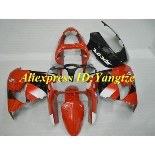 Newest Motorcycle Fairing kit for KAWASAKI Ninja ZX9R 2000 2001 ZX9R 00 01 Popular red black ABS Fairings set +7 gifts SD24