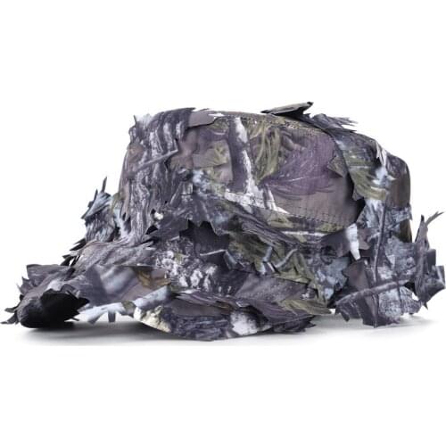 Spring and summer new sunscreen jungle desert leaves camouflage stick flat top baseball cap outdoor sports fishing quick-drying