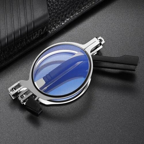 New Fashion Foldable Reading Glasses for Women Men Anti Blue Light Presbyopic Glasses No Screw Urltralight Portable +1.0~+4.0