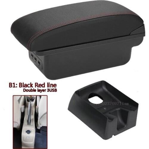 For Suzuki Ertiga armrest box armrest universal car center console modification accessories with USB