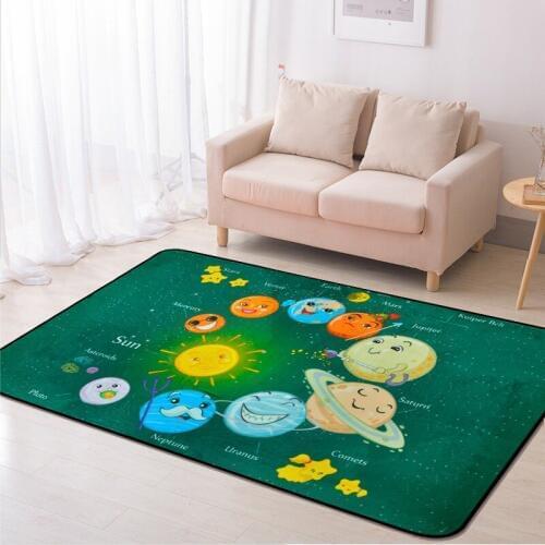 Nordic Cartoon Carpets For Living Room Kids Room Children Carpet Home Bedroom Rugs And Carpets Study Room Area Rug Kid Play mat