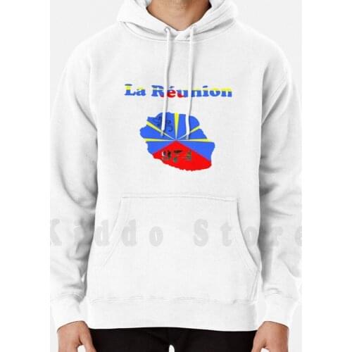 Reunion 974 hoodie long sleeve The Meeting 974 Reunion Island Flag Regional Flag Creole Reunionese Indian Ocean