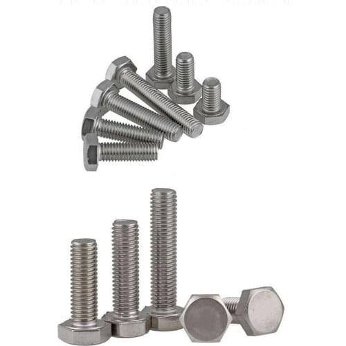 10pcs M3M4 316 stainless steel lengthened outer hexagon bolt hexagon socket screws