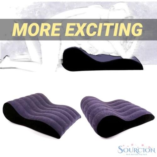 SourcionC Top-10 Comfortable Inflatable Sofa Pillow Chair Sex Bed Helpful Sofa Pad Ramp Furniture Pillow Sexy Tool