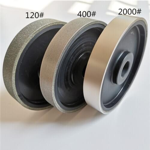 1pcs 6" inch 150x25mm Diamond Grinding Wheel Diamond Coated Soft Resin Grinding Wheel For Gem Jade Polishing Abrasive Tool