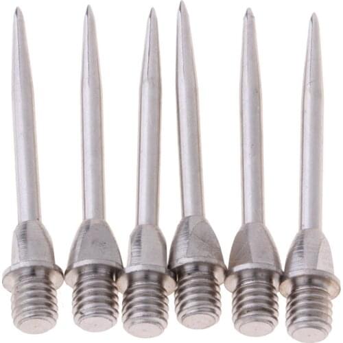 6pcs Harrows Darts Steel Tips Conversion Dart Tip Points for Standard 2BA Thread 30mm Dart Accessories