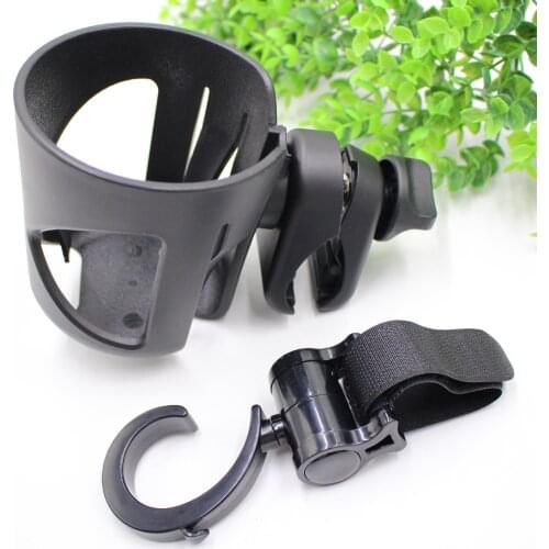Stroller Accessories Baby Stroller Bottle Cup Holder Big Black Hook Cart Universal Accessories Bottle Hook Stroller Cup Holder