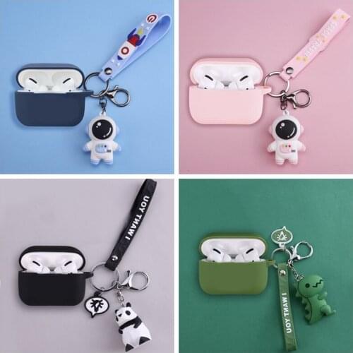 For Huawei Honor Choice Earbuds 2 SE Case 3D Cartoon Keychain Case Silicone Hearphone Cover Cute Honor 2SE Protect Case Fudna