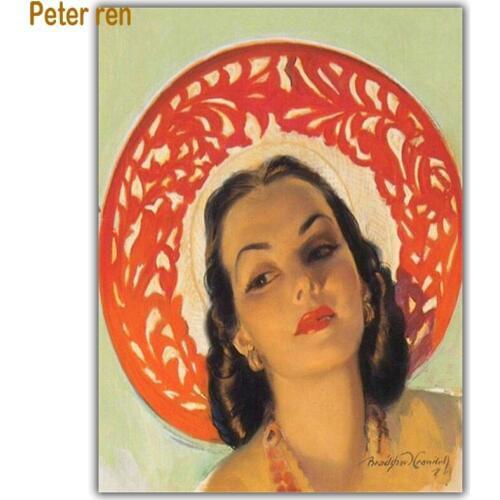 Diy Diamond painting cross stitch 5d Square\Round diamond Mosaic icon full diamond embroidery Home Decor Little Red Riding Hood