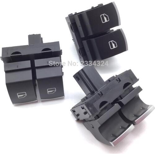 Chrome Drivers Side Window Switch For VW Golf Jetta MK5 MK6 Eos Scirocco Tiguan Touran Caddy Passat CC B6 5K3959857,5K3959857A