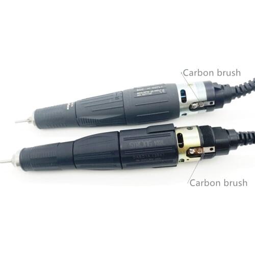2pcs Carbon Brushes for Strong 210 and Marathon Micromotor Handpiece replace Electric Manicure Drill Accessory Tool