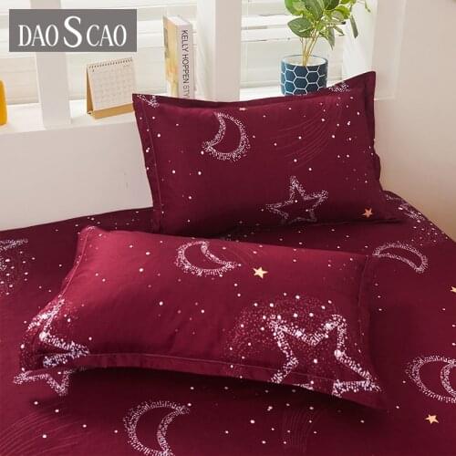 2021 New Product 2pcs 100%Polyester Super soft printed pillowcase household pillowcase