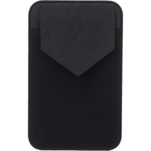 New Useful Elastic Mobile Phone Wallet Credit ID Card Holder Adhesive Pocket Sticker Case