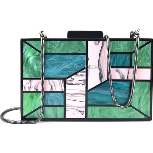 OC4117 Aliexpress wholesale fashion acrylic bag , women party evening bag acrylic clutch purses