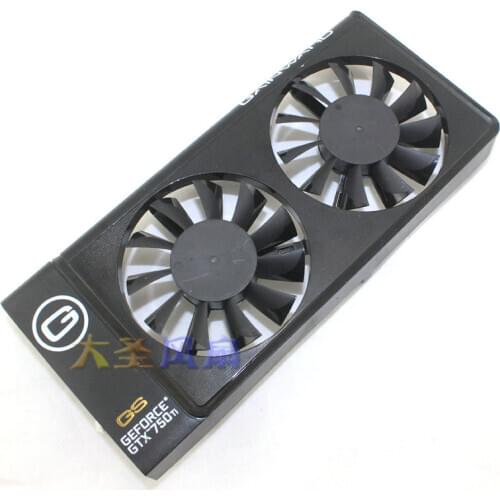 Original Graphics Video card fan for PALIT GEFORCE GTX750Ti GA82S2M -NNTA 12V 0.28A