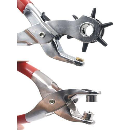 Punching watchband watch setting leather hole snap button cloth tool strap puncher band Grommet belt shoe Eyelet plier setter