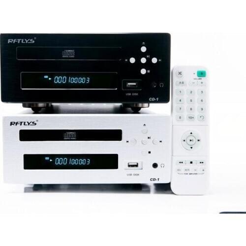RFTLYS CD1 XLR CD Player HIFI USB Disk Reader Decoder Balanced Headphone Remote