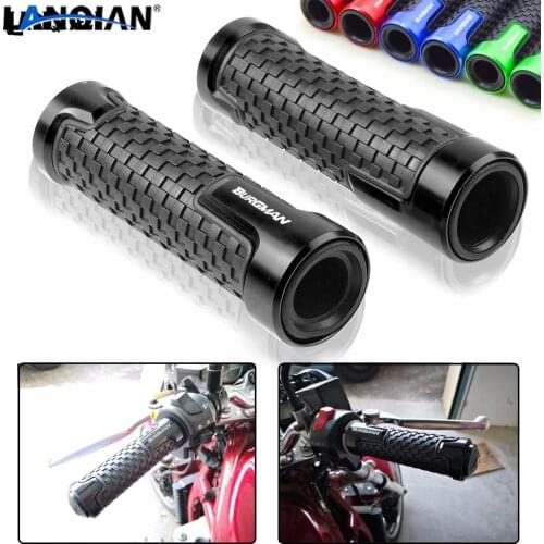 For Suzuki Burgman 7/8 Motorcycle Handlebar Grips Handle Grip BURGMAN 650 400 125 200 250 AN650 AN400 AN125 AN200 Accessories