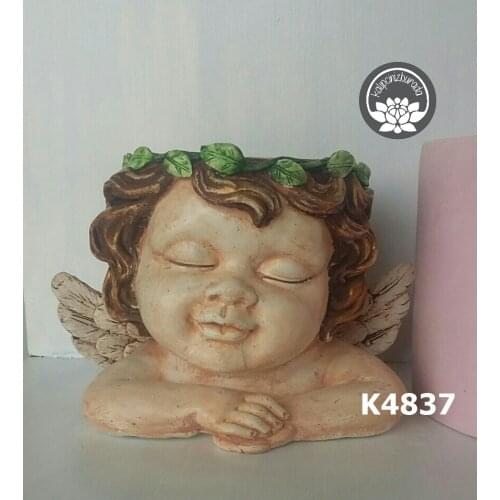 Angel Flower Pot Silicone Mold