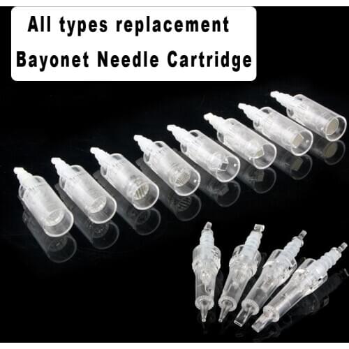 Bayonet Cartridge Replacement For Derma Pen Micro needle 1/3/5/7/ 9 pin / 12 pin / 24 pin / 36 pin 42 / nano mym/N2/M7/M5 Needle
