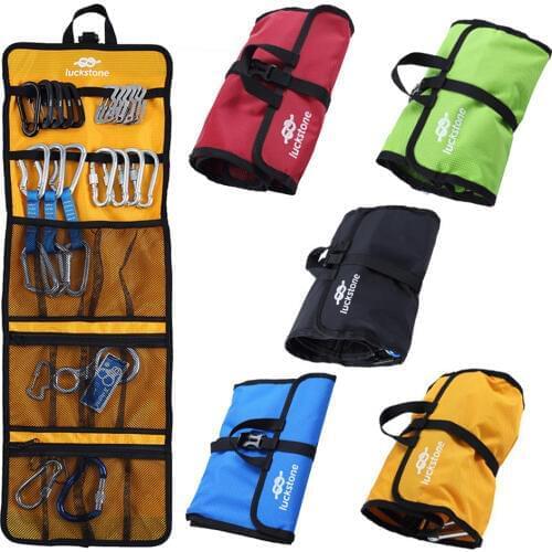 Rock Climbing Storage Bag Gear Equipment Organized Storage Bag Carabiner Organized Bag
