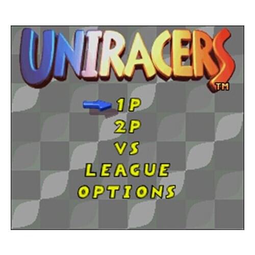 Uniracers NTSC Version 16 Bit 46 Pin Big Gray Game Card For USA Game Players