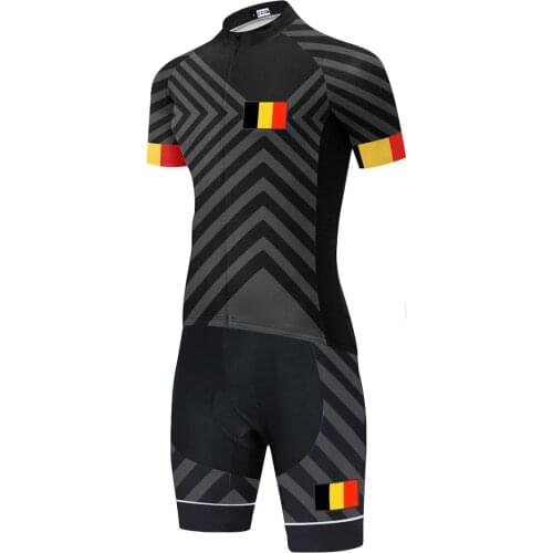 2021 National TEAM Belgium Skinsuit Clothing Jersey Sets Pro Bike Short Clothes Summer Bicycle Tops Triathlon Cycle Shirt