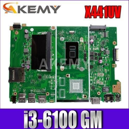 X441UV X441UA motherboard For Asus X441U X441UV X441UAK F441U A441U laptop motherboard notebook original motherboard i3-6100