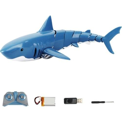 Funny RC Shark Toy Remote Control Animals Robots Bath Tub Pool Electric Toys for Kids Boys Children Cool Stuff Sharks Submarine