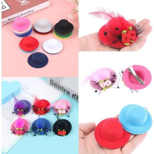 1PCS New 5.8CM Doll Hat Headwear Hairpin Accessories DIY Dollhouse Decor Toys Doll Gift