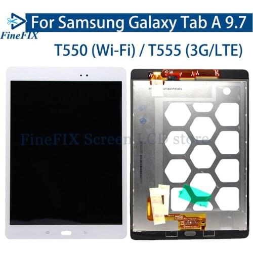 9.7'' LCD Display For Samsung Galaxy Tab A T550 T555 Screen SM-T550 LCD Touch Display Digitizer Assembly Replacement