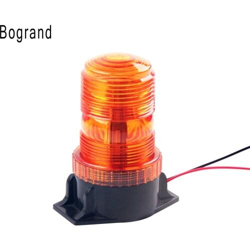 1Pcs 30LED 5730 Car roof Strobe Flashing Amber Beacon Flexible Warning signal Lamp Light 12V/24V For Tractor Truck SUV Boat