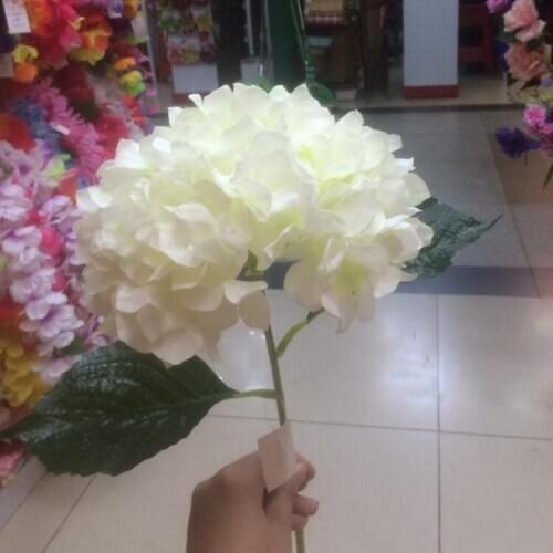 140pcs white Hydrangea Artificial Silk Flower Wedding Centerpieces Bouquet Christmas Ornament Garland Home Decoration 6 color