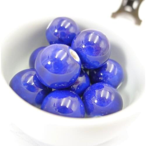 16# 10pcs Big Quality Ceramic beads string porcelain bead for jewelry making 16mm #A104B