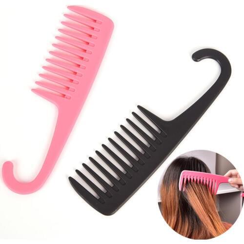 22 x 6cm Wide Tooth Combs Of Hook Handle Detangling Reduce Hair Loss Comb Pro Hairdress Salon Dyeing Styling Brush Tool