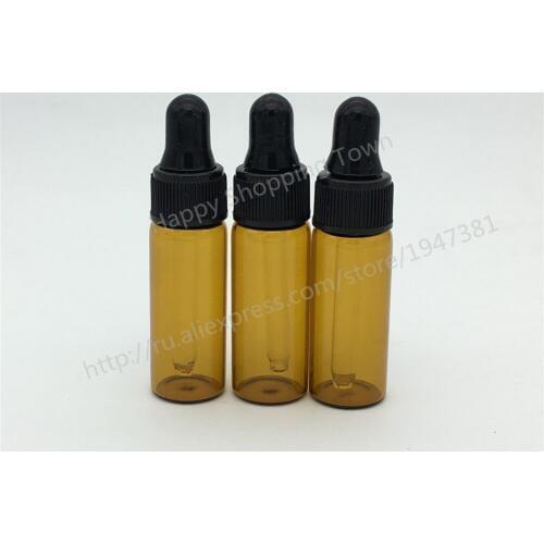 5ml Amber Glass Dropper Bottle,5cc Mini Brown Dropper Glass Vial,Small Dropper Container