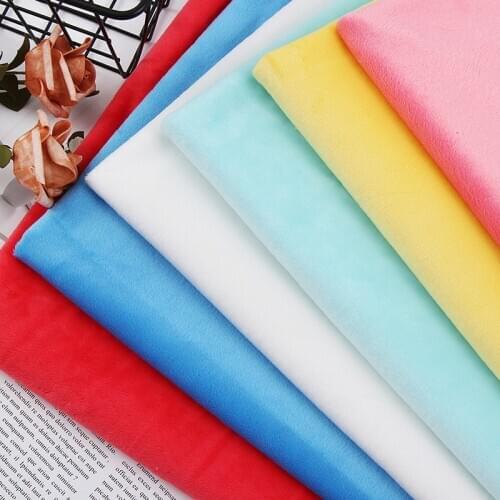 A4 Printed Velvet Fabric High Quality Sewing Polyester Fabrics Material For Handbag Garments Decoration Accessories