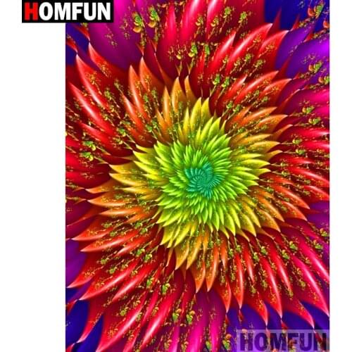 HOMFUN Full Square/Round Drill 5D DIY Diamond Painting "Flower landscape" Embroidery Cross Stitch 3D Home Decor Gift A11882