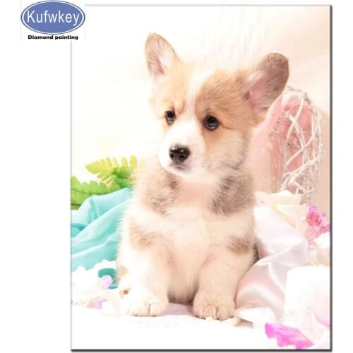 Chihuahua diamond painting dog full square round drill 5d animal cross stitch diamond mosaic cute pet puppy