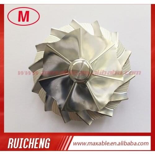 GT3788 759335-0002 60.91/88.40mm 7+7 blades high performance turbo billet/milling/aluminum 2618 compressor wheel for 2007-2014