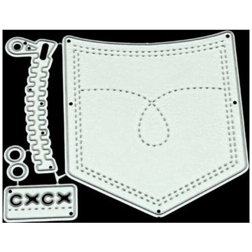 M17D Pocket DIY Metal Cutting Dies Stencil Scrapbooking Photo Album Stamp Paper Card Crafts Decor