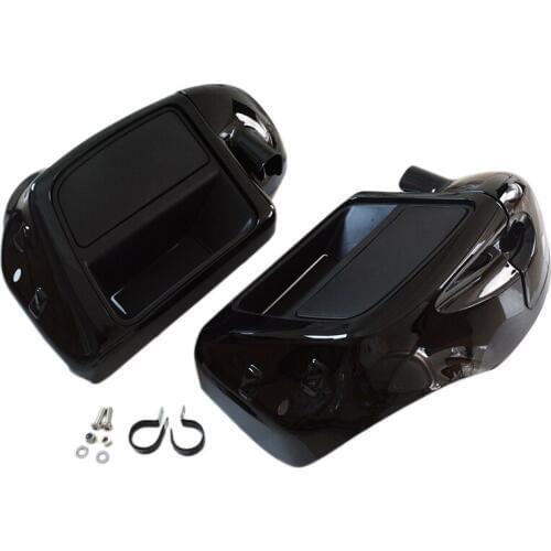 New Motorcycle Vivid Black Lower Vented Fairing, Leg Warmer for 2014 2015 2016 2017 Harley Touring