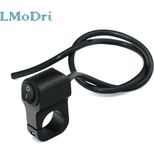 LMoDri Motorcycle 7/8" Handlebar Switches Headlight Fog Brake Hazard Light Switch For Sport Dirt Electric Bike Interrupteur Moto